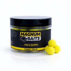 fluoro pop – up boilie gold queen – 12mm